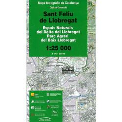 Delta del Llobregat Sant Feliu (27) Mapa Topogràfic ICGC
