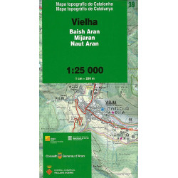 Vielha (39) Baish Aran, Mijaran, Naut Aran Mapa Topogràfic ICGC