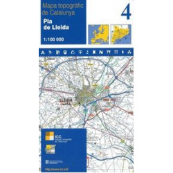 Mapa Topogràfic (4) Pla de Lleida 1/100.000