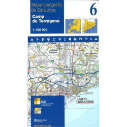 Mapa Topogràfic (6) Camp de Tarragona 1/100.000