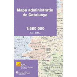 Mapa Administratiu de Catalunya 1/500.000