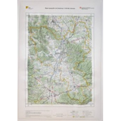 Mapa Relieve Gironès 1/100.000