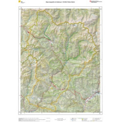 Mapa Relieve Pallars Jussà 1/100.000