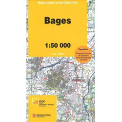 Mapa Comarcal Bages (7) 1/50.000