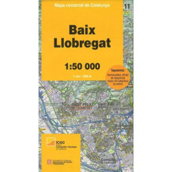 Mapa Comarcal Baix Llobregat (11) 1/50.000