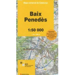 Mapa Comarcal Baix Penedès (12) 1/50.000