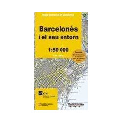 Mapa Comarcal Barcelonès i el Seu Entorn (13) 1/50.000