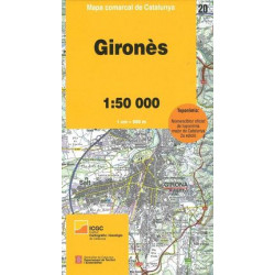 Mapa Comarcal Gironès (20) 1/50.000