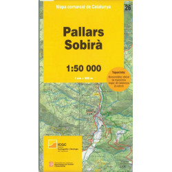 Mapa Comarcal Pallars Sobirà (26) 1/50.000