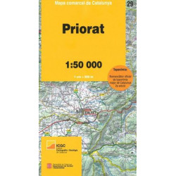 Mapa Comarcal Priorat (29) 1/50.000
