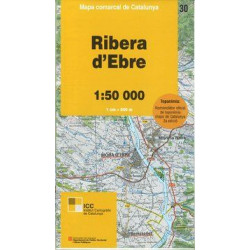 Mapa Comarcal Ribera d'Ebre (30) 1/50.000