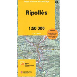 Mapa Comarcal Ripollès (31) 1/50.000