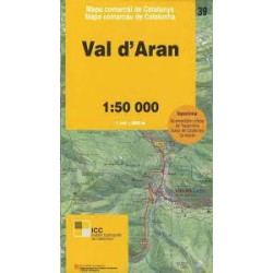 Mapa Comarcal Val d'Aran (39) 1/50.000