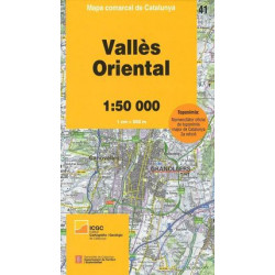 Mapa Comarcal Vallès Oriental (41) 1/50.000