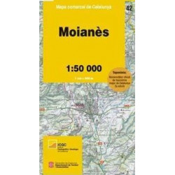 Mapa Comarcal Moianès (42) 1/50.000