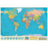 Mapamundi Escolar 100x70 (Castellano) Cartograma