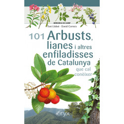 Minidesplegable Plastificat 101 Arbusts, Lianes i Altres Enfiladisses de Catalunya que cal Conèixer