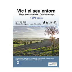 Vic i el Seu Entorn Mapa Excursionista 1:25.000 Mont Editorial