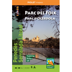 Parc del Foix i Parc d'Olèrdola 1:20.000  2ª Edició