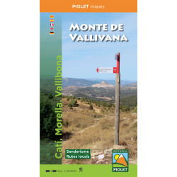 Monte de Vallivana - Catí, Morella, Vallibona 1:20.000