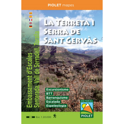 La Terreta i Serra de Sant Gervàs 1:20.000