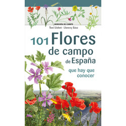 Minidesplegable Plastificado 101 Flores de CAmpo de España que hay que Conocer