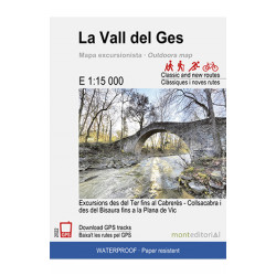 La Vall del Ges Serres de Curull i Bellmunt Mont Editorial 1:15.000