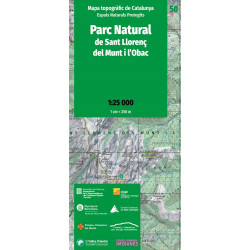 Parc Natural de Sant Llorenç del Munt i l'Obac (50) 1:25.000