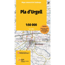 Mapa Comarcal Pla d'Urgell (27) 1/50.000