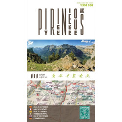 Alpina Pirineos Mapa 1:350.000