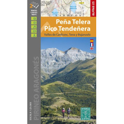 Alpina Peña Telera Pico Tendeñera Valles de Canfranc, Tena y Bujaruelo 1:25.000
