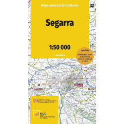 Mapa Comarcal Segarra (32) 1/50.000