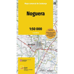 Mapa Comarcal Noguera (23) 1/50.000