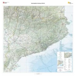 Mapa Relleu Catalunya 1/250.000 (115x127cm)