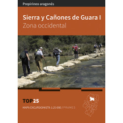 Mapa TOP 25 Sierra y Cañones de Guara I Occidental