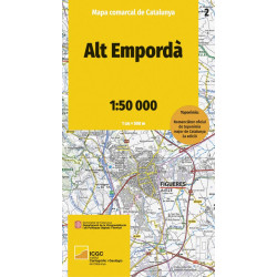 Mapa Comarcal Alt Empordà (2) 1/50.000