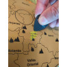 Mapa de Rascar Montañas de Catalunya