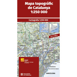 Mapa Topogràfic de Catalunya 1/250.000
