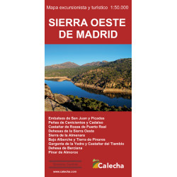 Sierra Oeste de Madrid 1:50.000 Ediciones Calecha