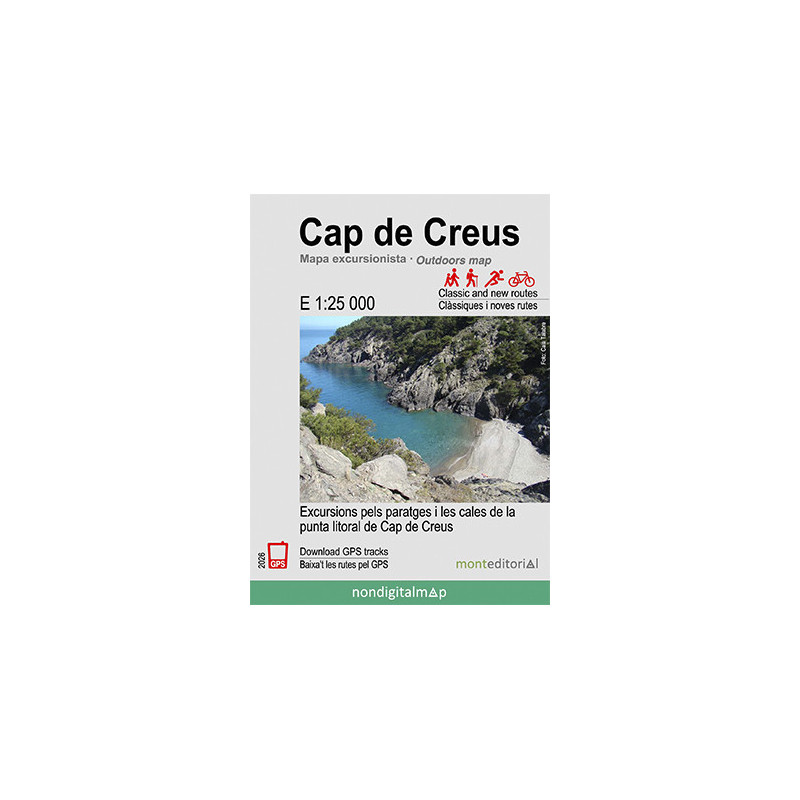 Cap de Creus Mapa Excursionista 1:25.000 Mont Editorial