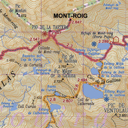 Ronda Senderista Valls d'Àneu 1:25.000 Mont Editorial