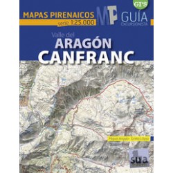 Mapas Pirenaicos Valle del Aragón Canfranc