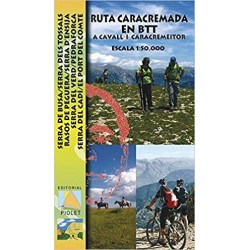 Ruta Caracremada en BTT, a Cavall i Caracremeitor 1:50.000