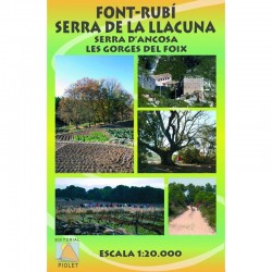 Font-Rubí Serra de la Llacuna 1:20.000