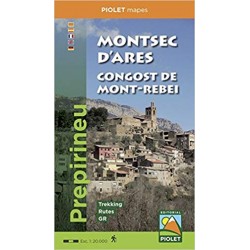Montsec d'Ares Congost de Mont-Rebei 1:20.000