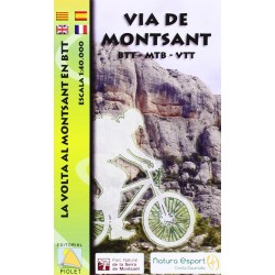 Via de Montsant La Volta al Montsant BTT 1:40.000