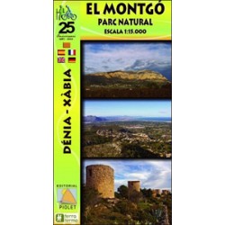 El Montgó Parc Natural Dènia-Xàbia 1:15.000