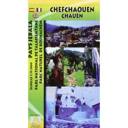 Chefchaouen-Chauen-Pays Jebala 1:75.000
