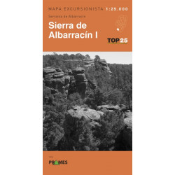 Mapa TOP 25 Sierra de Albarracín I